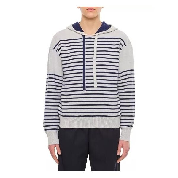 

Футболка striped hoodie Loewe, мультиколор
