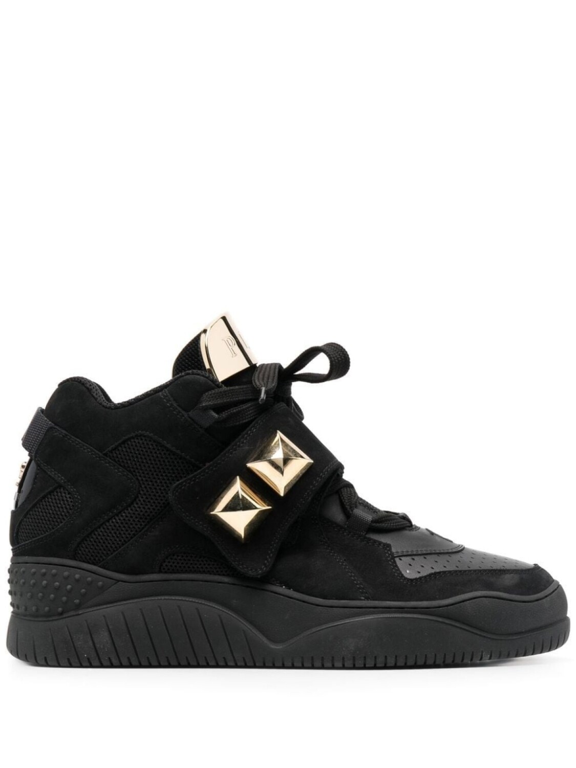 

Philipp Plein кроссовки с заклепками, черный