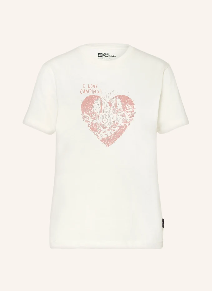 

Футболка camping love Jack Wolfskin, желтый