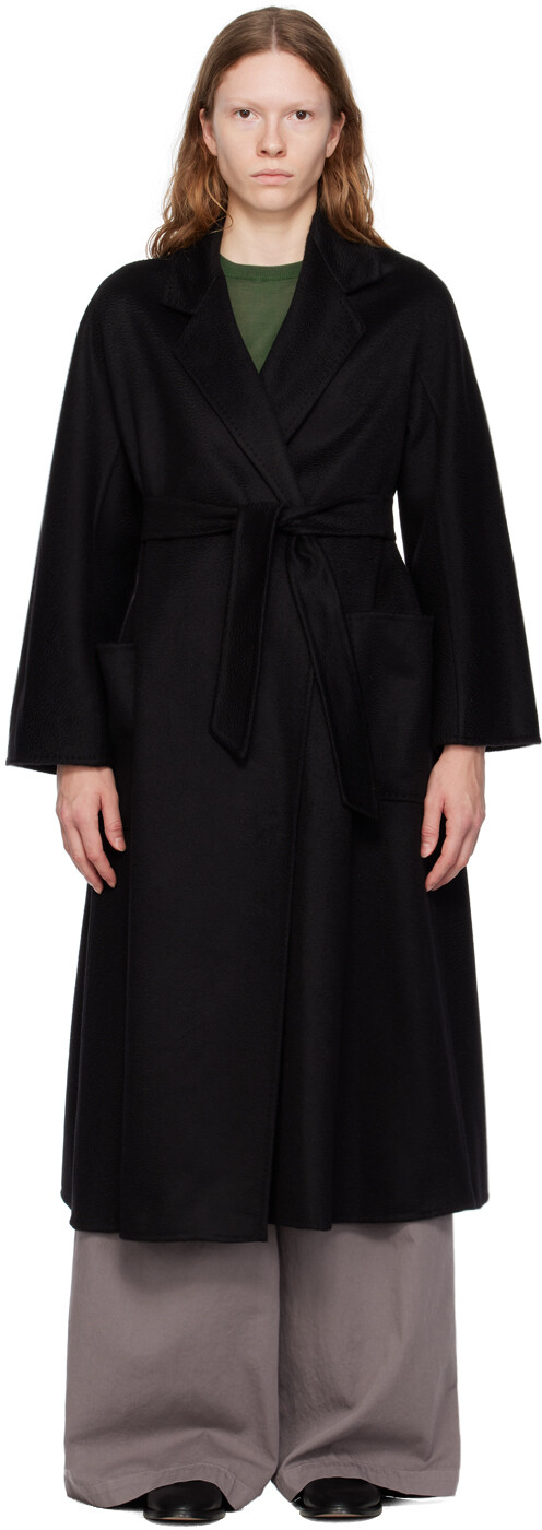 

Черное пальто Ludmilla Icon Max Mara, Черный