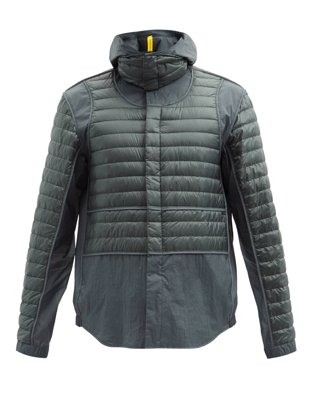 

Рубашка-ракушка с набивными вставками Moncler, зеленый