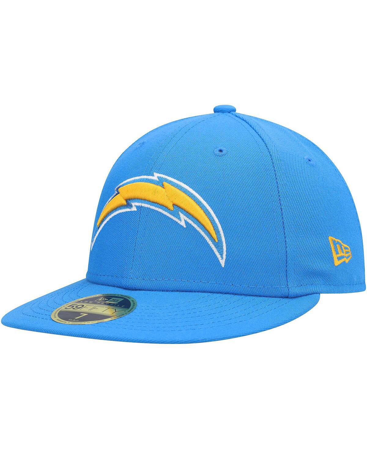 цена Мужская темно-синяя приталенная шляпа Los Angeles Chargers Logo Omaha Low Profile 59FIFTY New Era