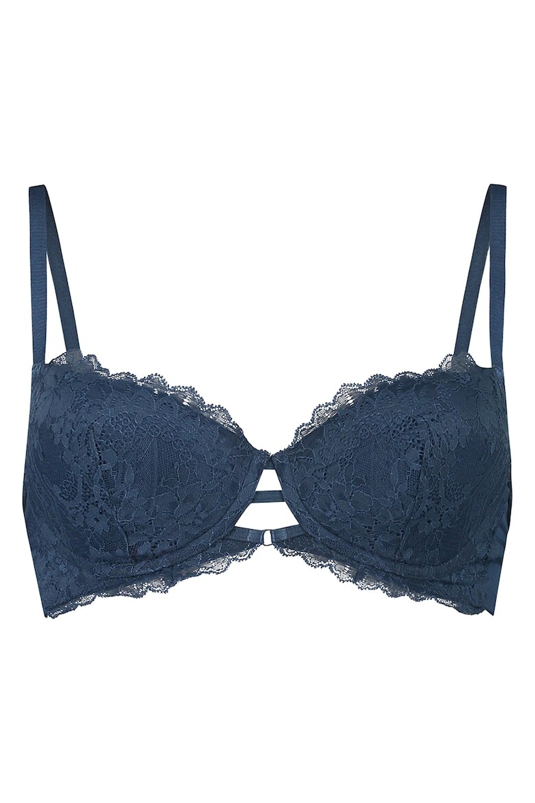 

Бюстгальтер Josefina с набивкой и кружевной накладкой Hunkemoller, синий