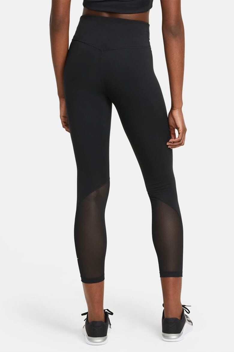 

Леггинсы для фитнеса длиной выше щиколотки с технологией Dri-Fit Nike, черный