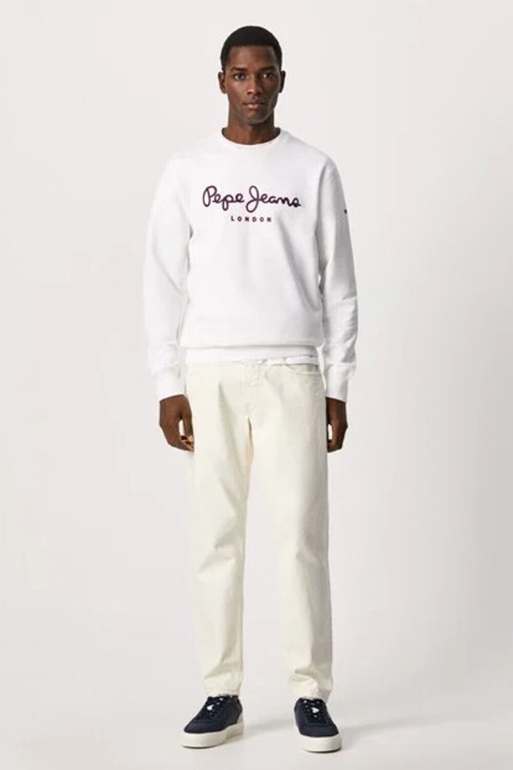 

Толстовка - Белый - Классический крой Pepe Jeans, белый