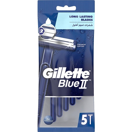 

Одноразовые лезвия для бритвы Blue Ii, 5 шт., Gillette