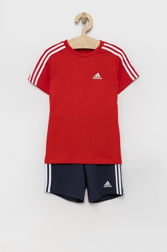 

Детский шерстяной комплект adidas, красный