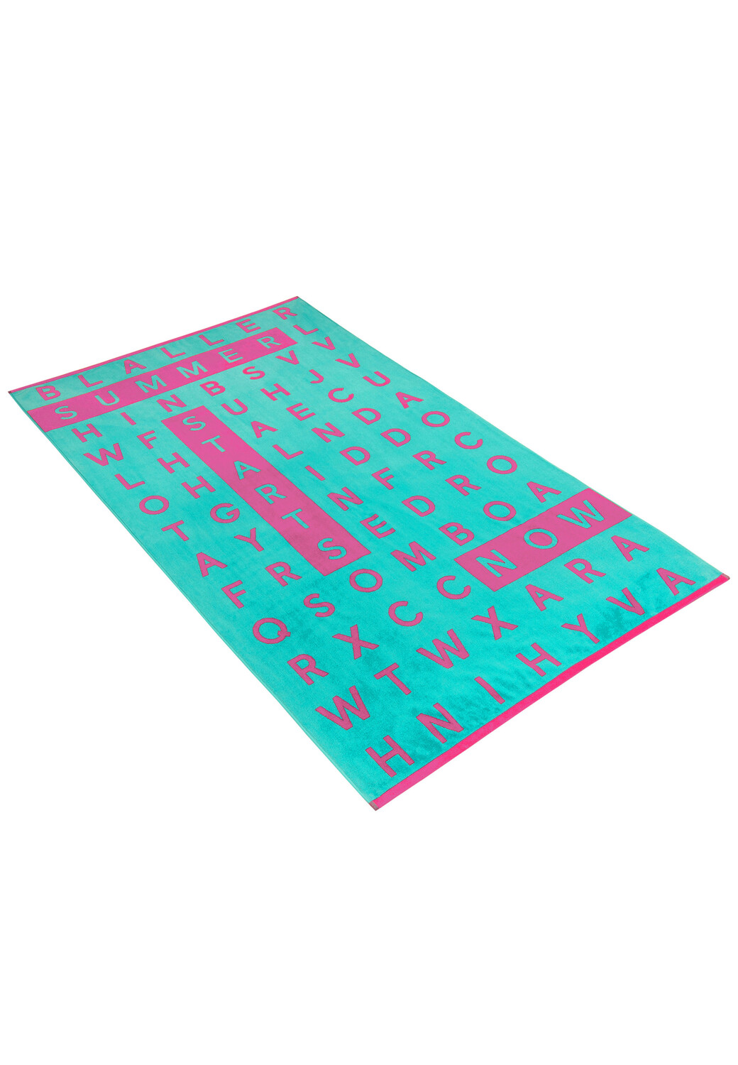 

Полотенце для ванной Vossen Strandtuch (100 X 180cm) Crossword, цвет Capri blue