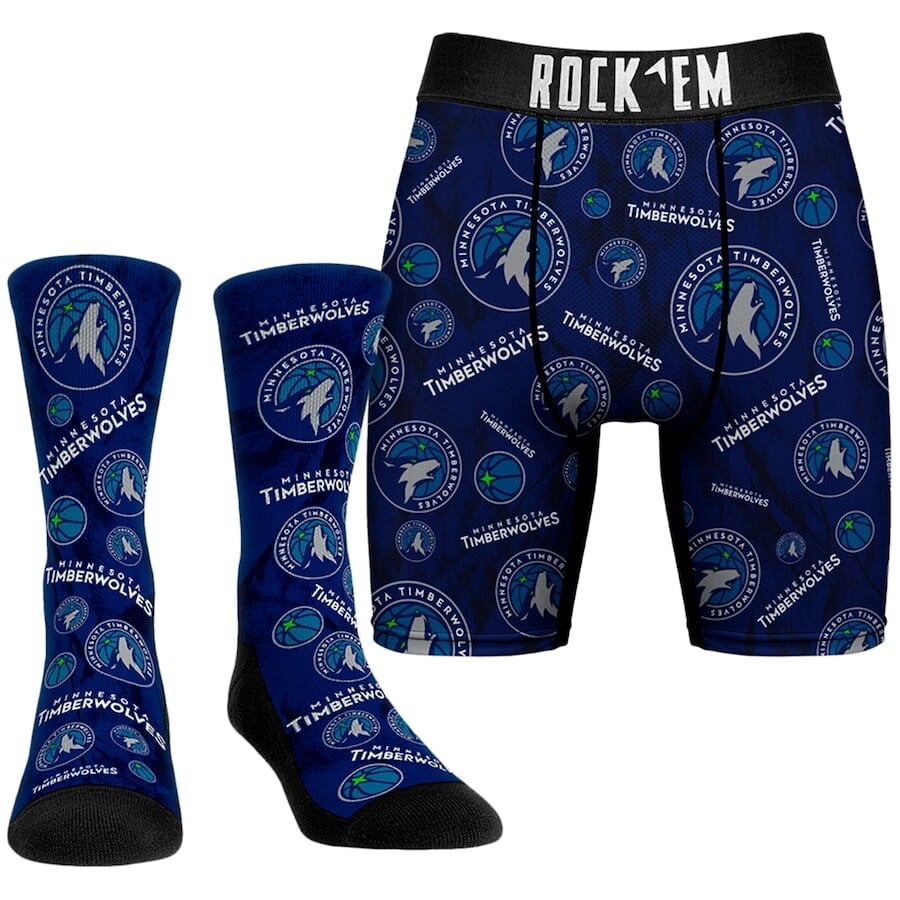 

Боксеры Rock Em Socks Minnesota Timberwolves, нави