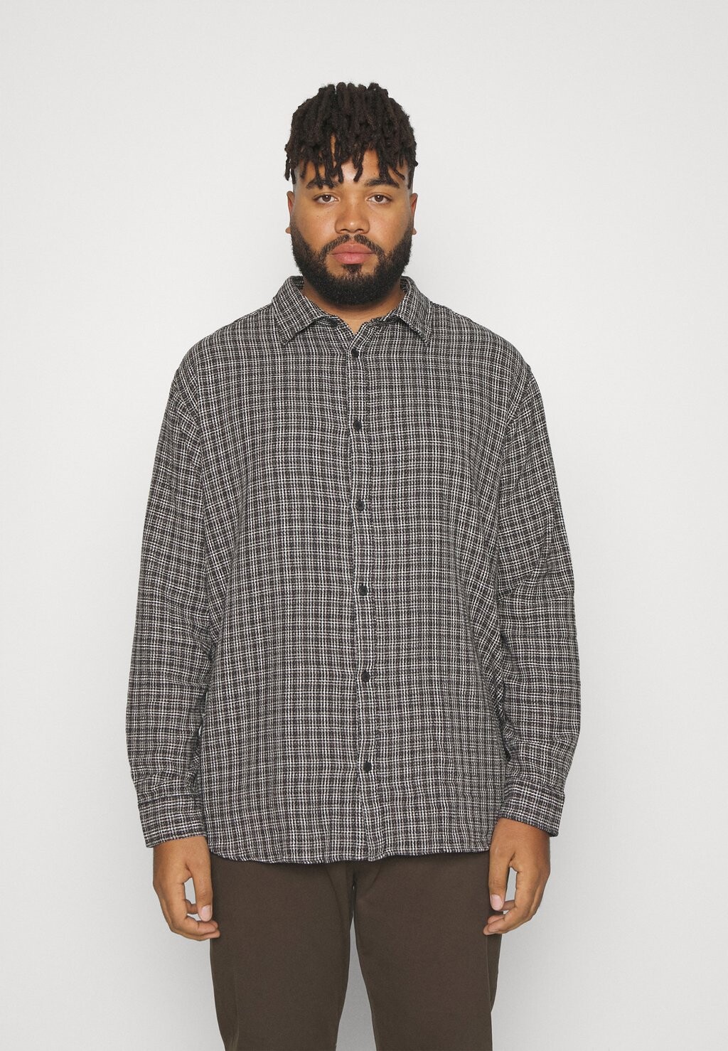 

Рубашка Jorgracia Parker Check Jack & Jones, черный