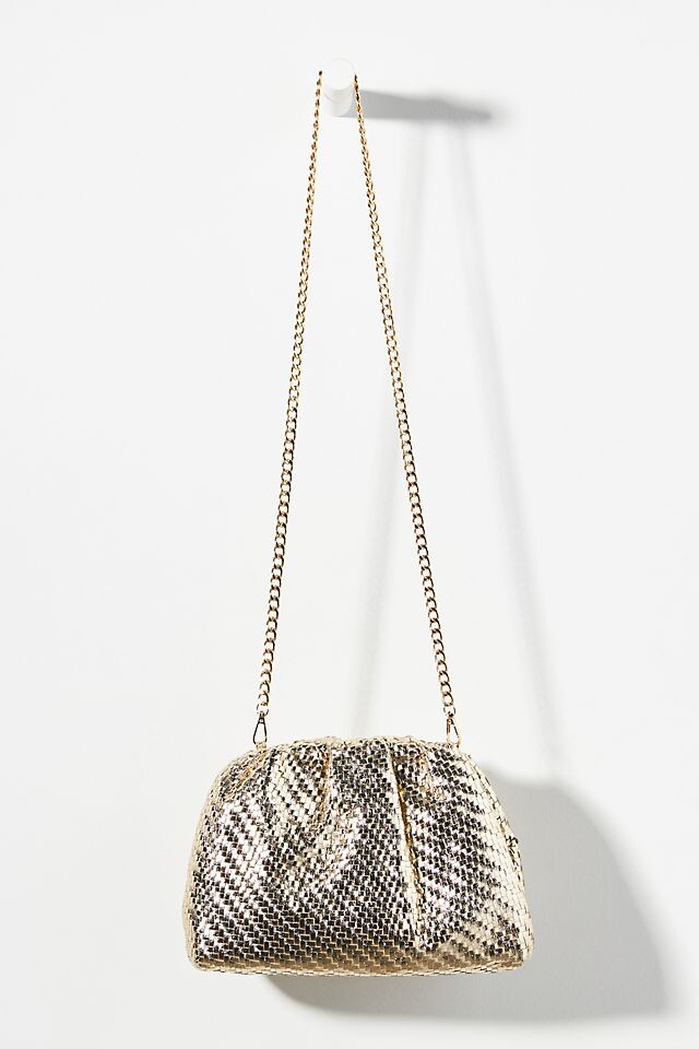 Клатч Frankie Clutch Anthropologie, золотой