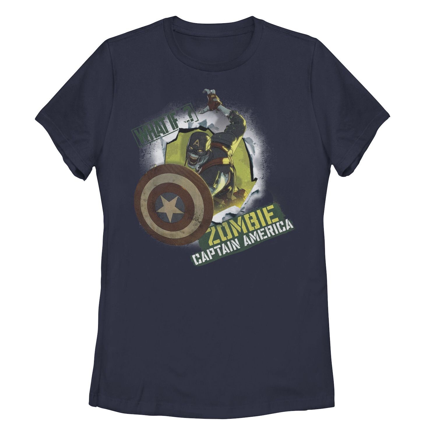 

Детская футболка с плакатом «Что если Капитан Зомби» Marvel Licensed Character