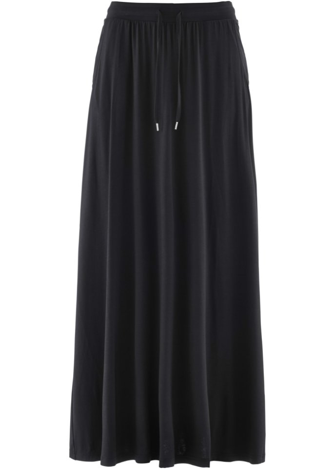 Юбка из джерси Bpc Bonprix Collection, черный платье из джерси slub bpc bonprix collection черный