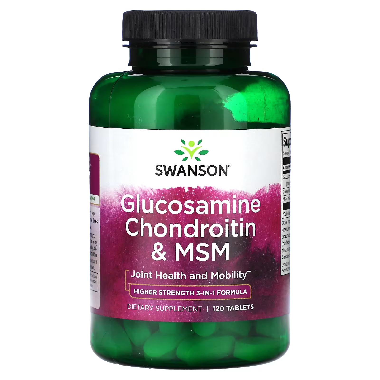 Глюкозамин Swanson для суставов, 120 таблеток swanson глюкозамин и хондроитин 120 таблеток