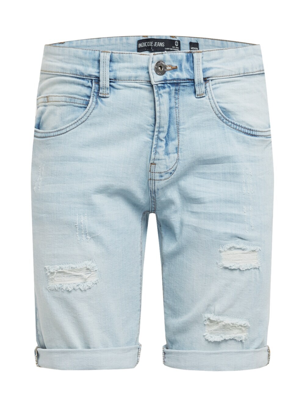 

Обычные джинсы INDICODE JEANS Kaden Holes, синий