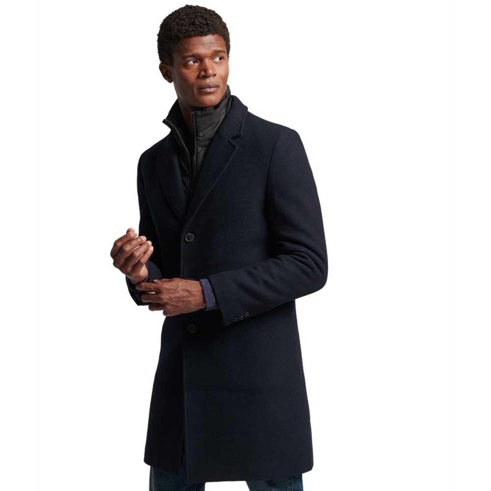 

Куртка Superdry Studios Wool Padded Town, синий