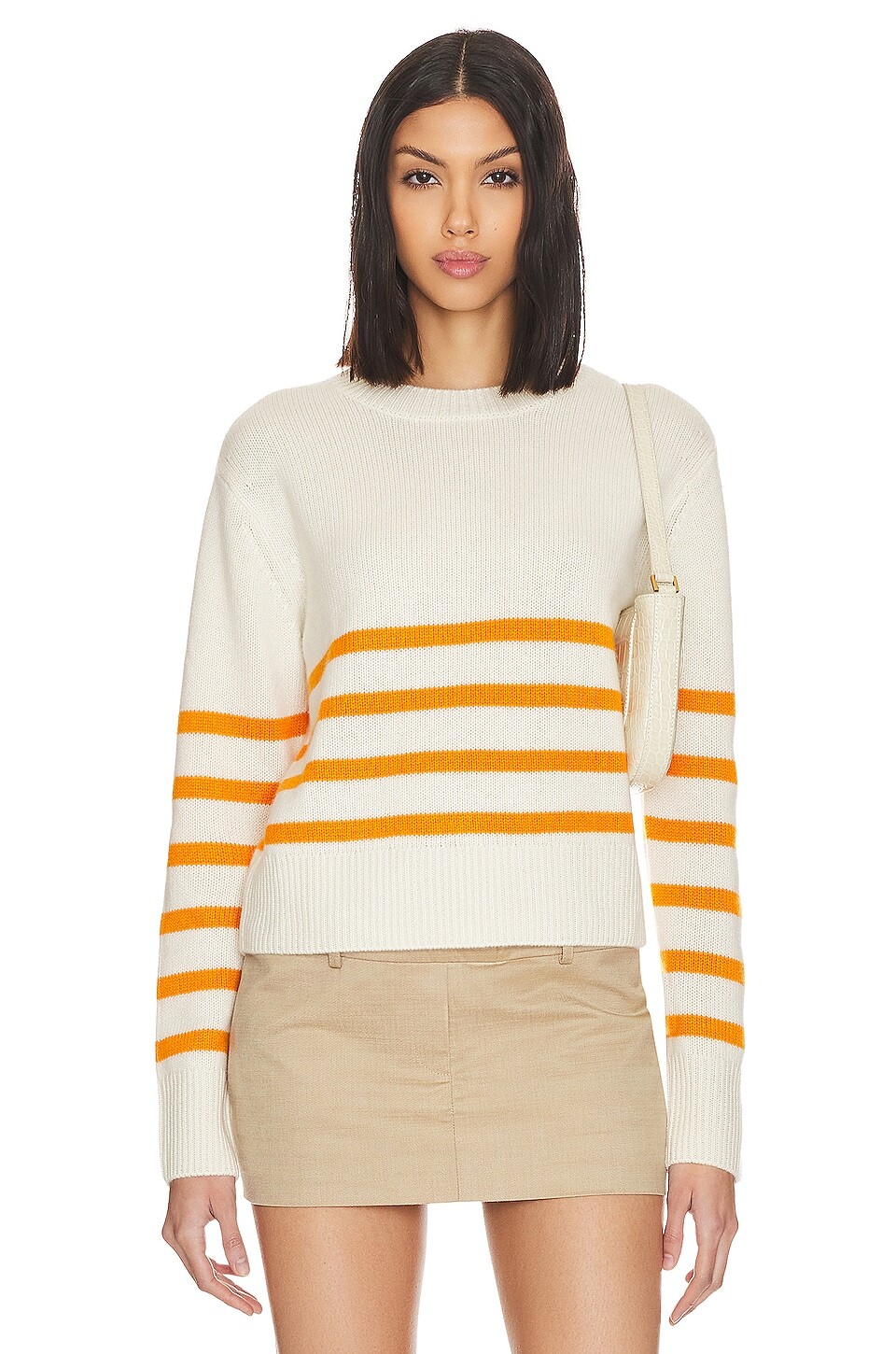 

Свитер FRAME Clean Crewneck, цвет Nectarine Multi