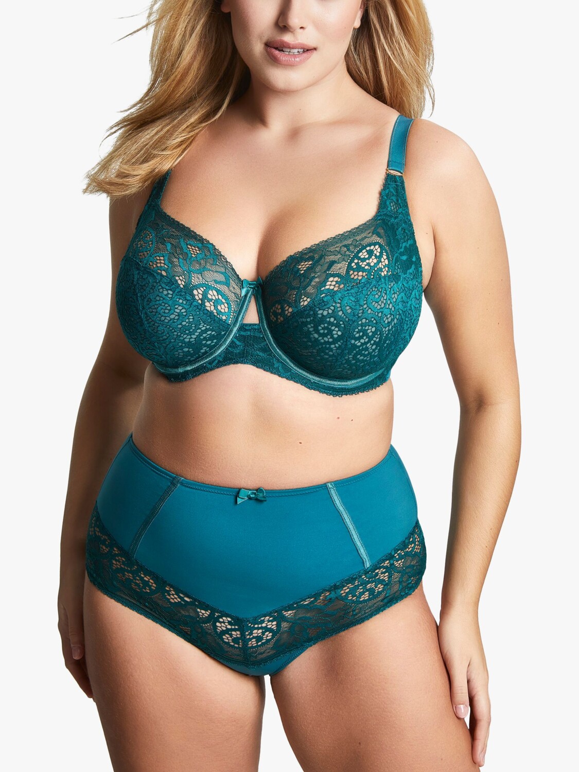 

Panache Sculptresse Estel Трусики с высокой талией, Изумрудный