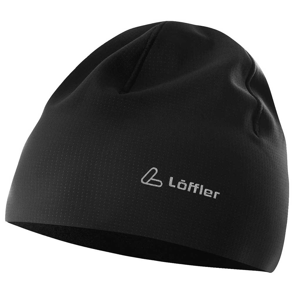 Шапка Loeffler Carbon Look OC, черный