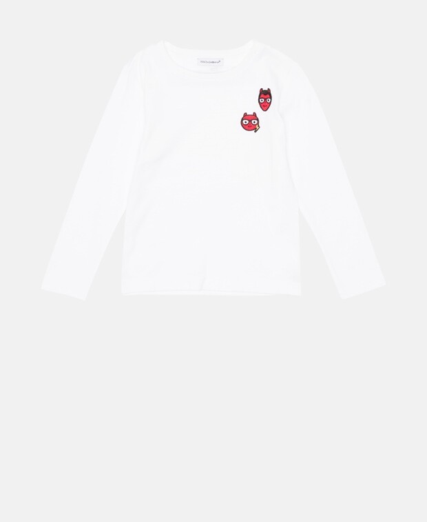 

Топ с длинными рукавами Dolce & Gabbana, белый