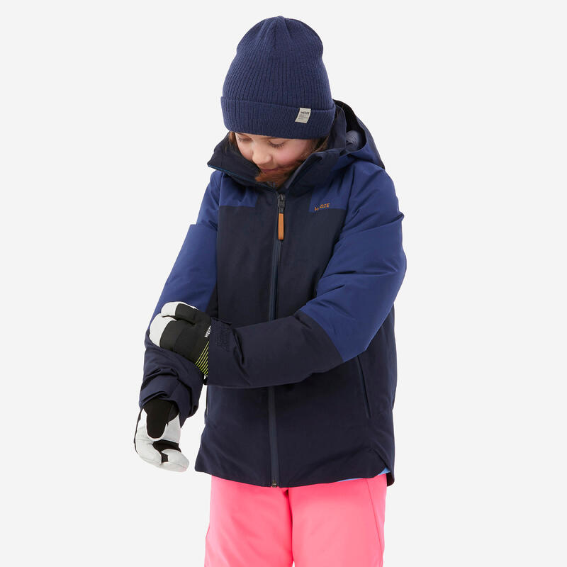 Детская лыжная куртка теплая непромокаемая - 900 синий WEDZE, цвет blau