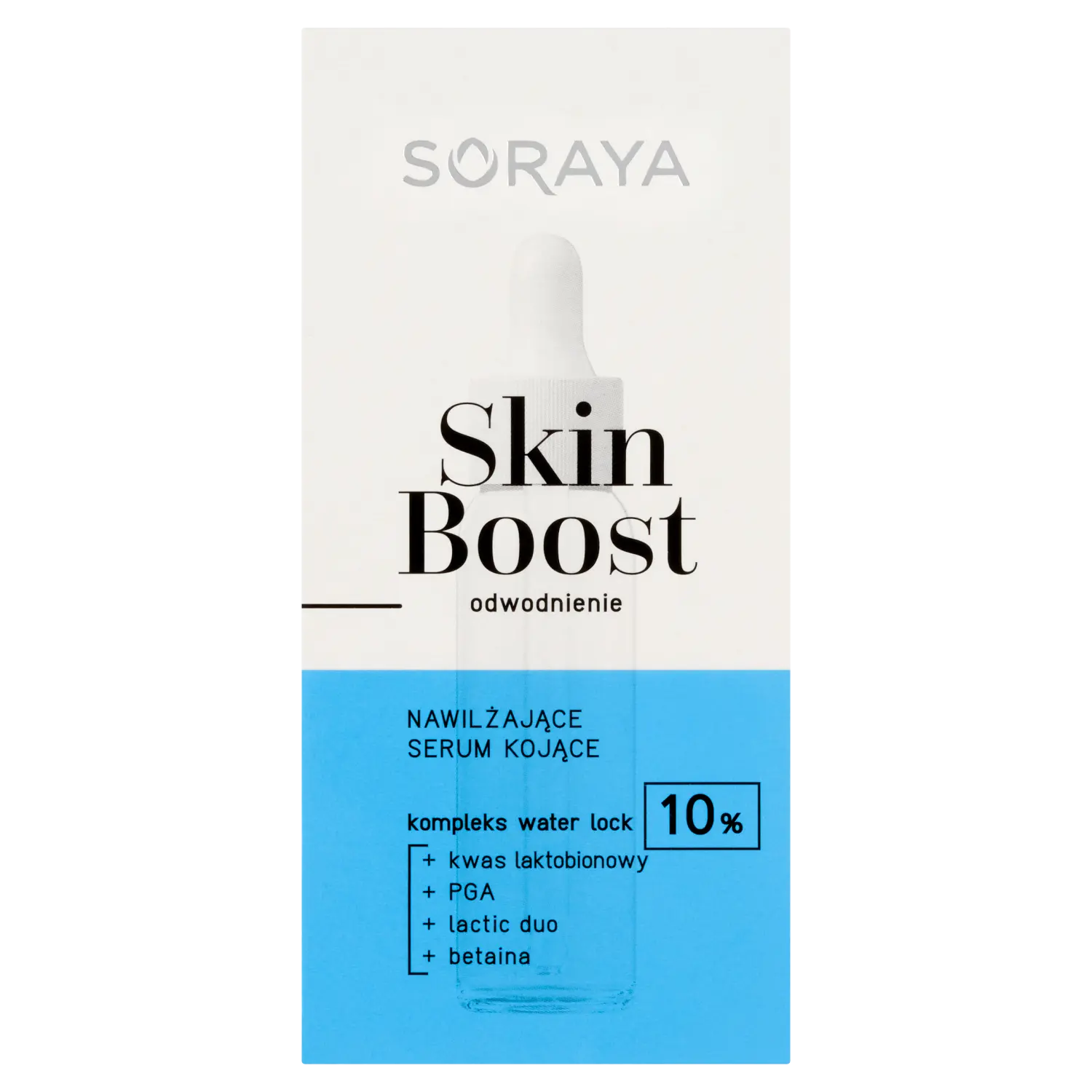 

Увлажняющая успокаивающая сыворотка для лица Soraya Skin Boost, 30 мл