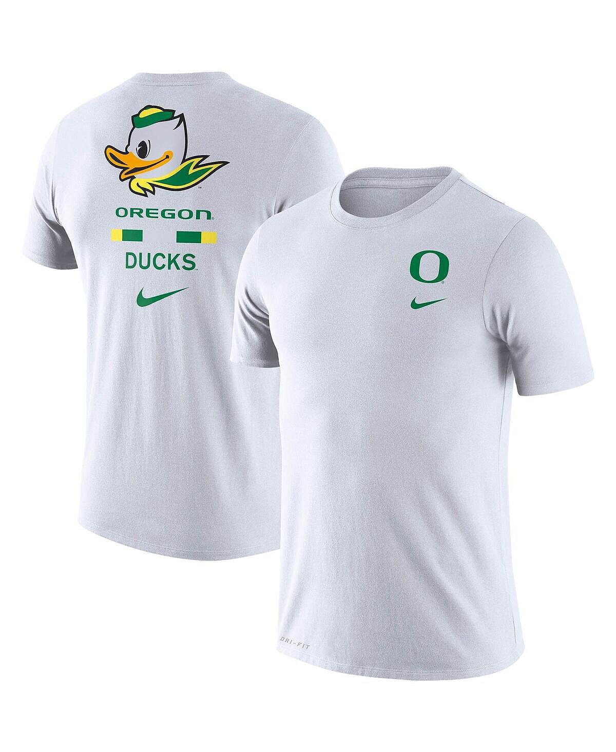 

Мужская белая футболка Oregon Ducks DNA Performance Nike