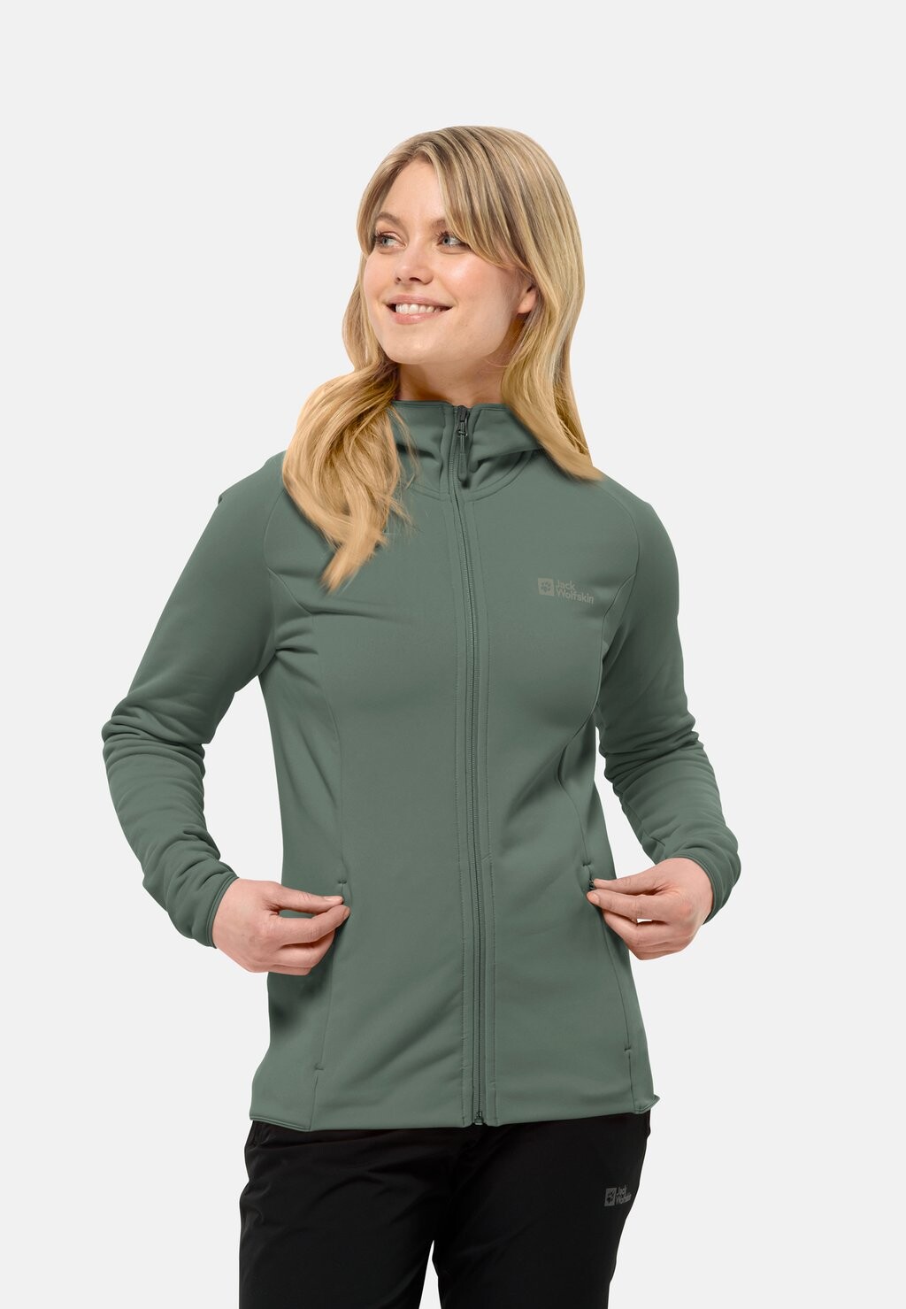 

Куртка для активного отдыха BAISELBERG FZ Jack Wolfskin, цвет hedge green