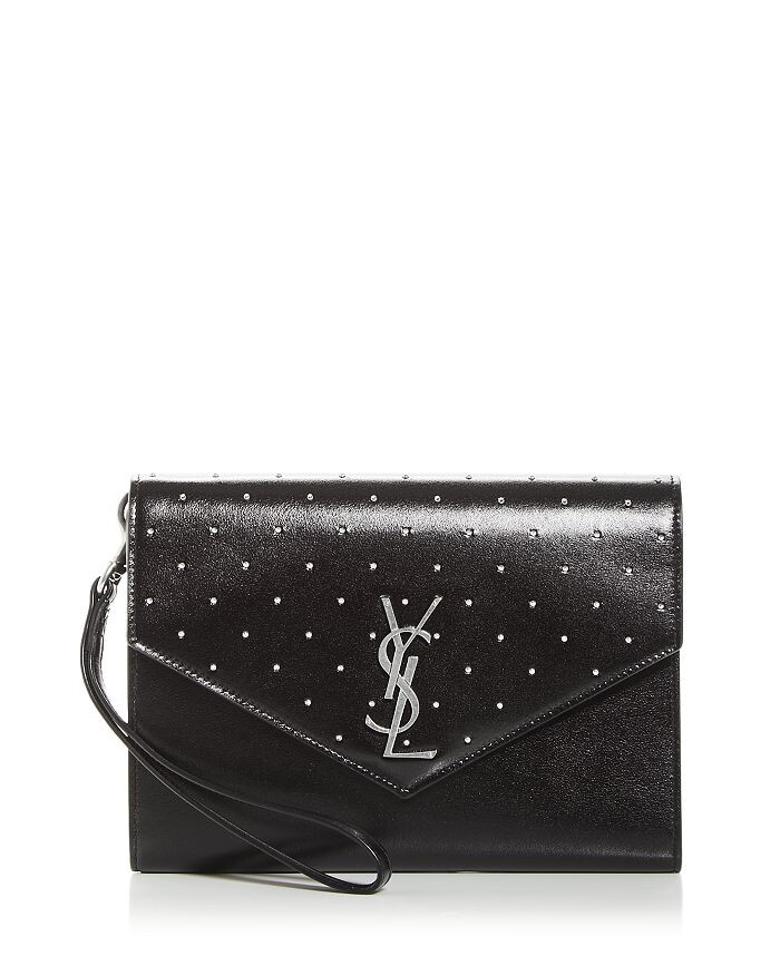 

Клатч Cassandre с клапаном и заклепками Saint Laurent
