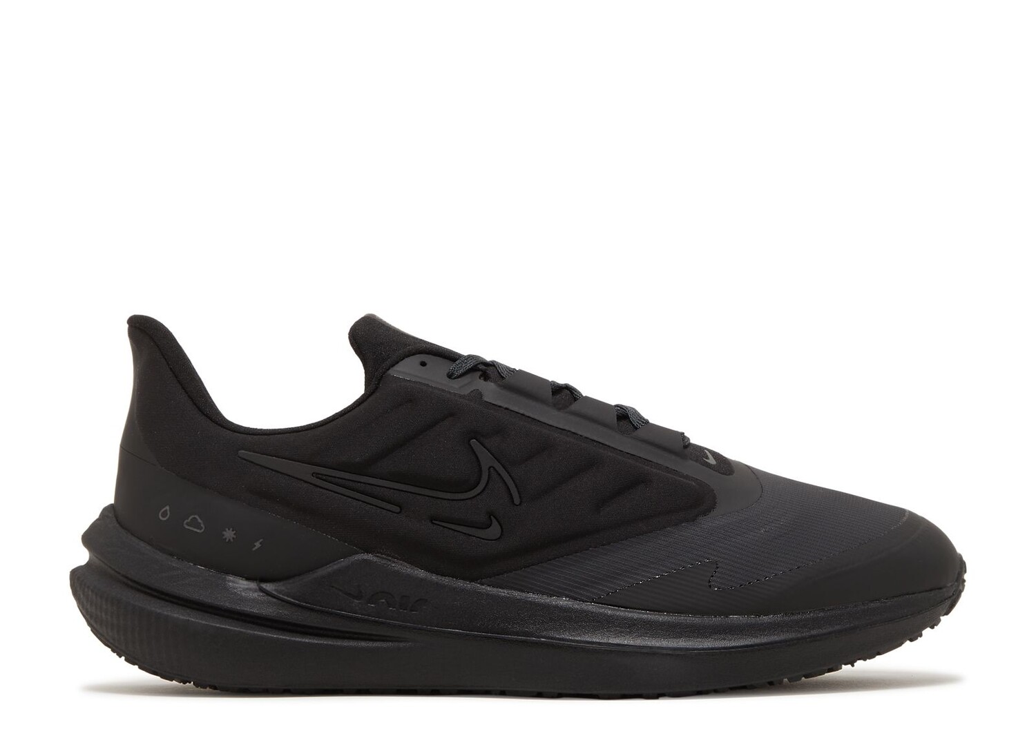 

Кроссовки Nike Air Winflo 9 Shield 'Triple Black', черный