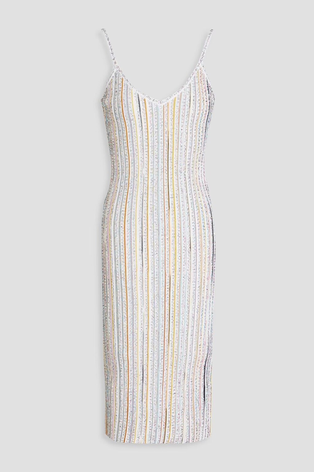 

Платье крючком металлик Missoni, белый