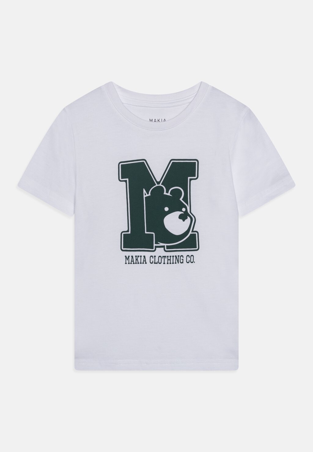 

Футболка с принтом Nalle Unisex Makia, белый