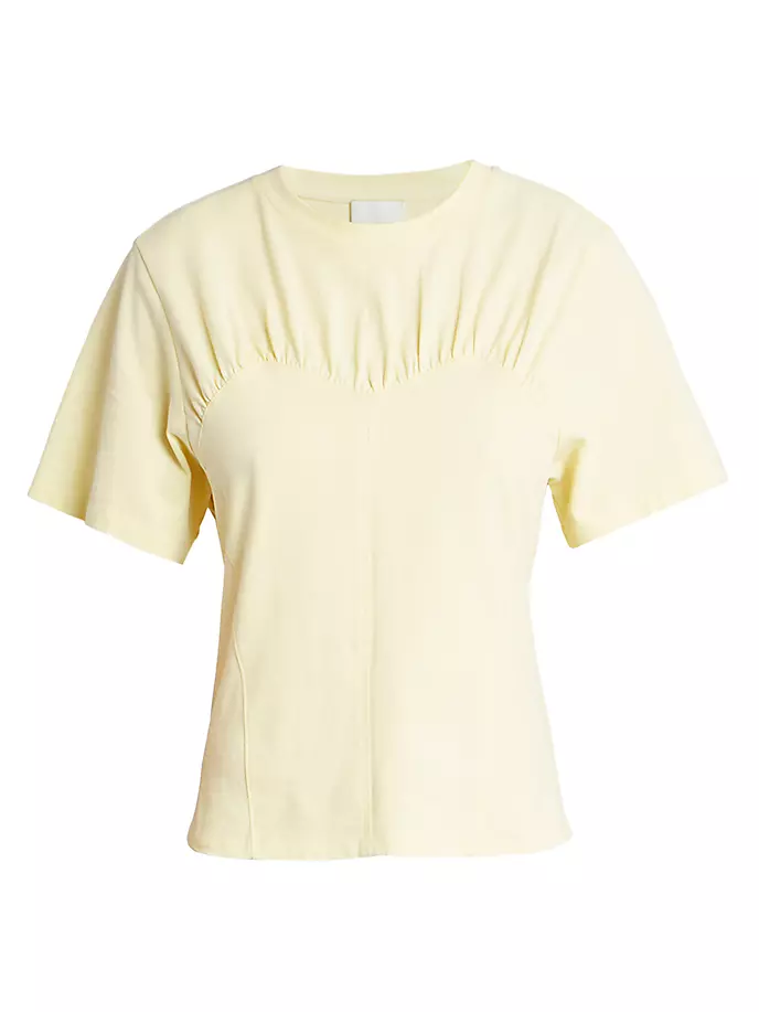 

Футболка Zazie со сборками Isabel Marant, цвет light yellow