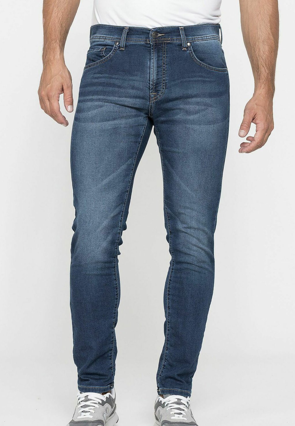 Узкие джинсы Per Uomo Carrera Jeans, цвет lavaggio blu medio/stone wash