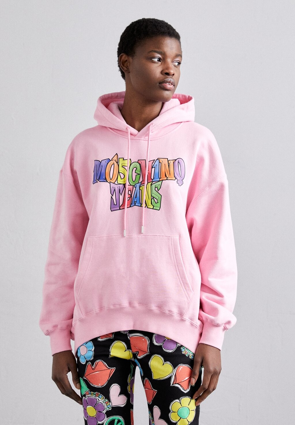 

Свитшот MOSCHINO JEANS, светло-розовый