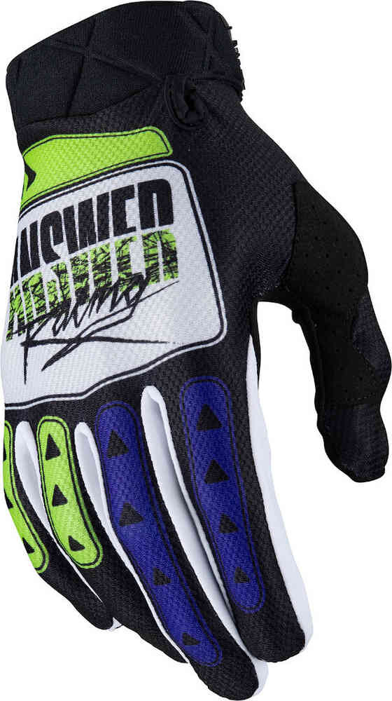 

Перчатки для мотокросса Answer AR3 Pro Glow Answer Racing, черный/белый/флуоресцентный желтый