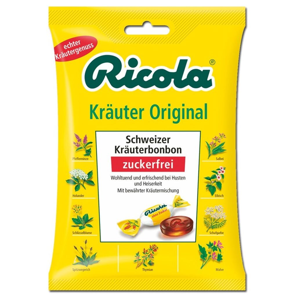 

Конфеты Ricola Herbs Original без сахара 75г, 1 пакетик