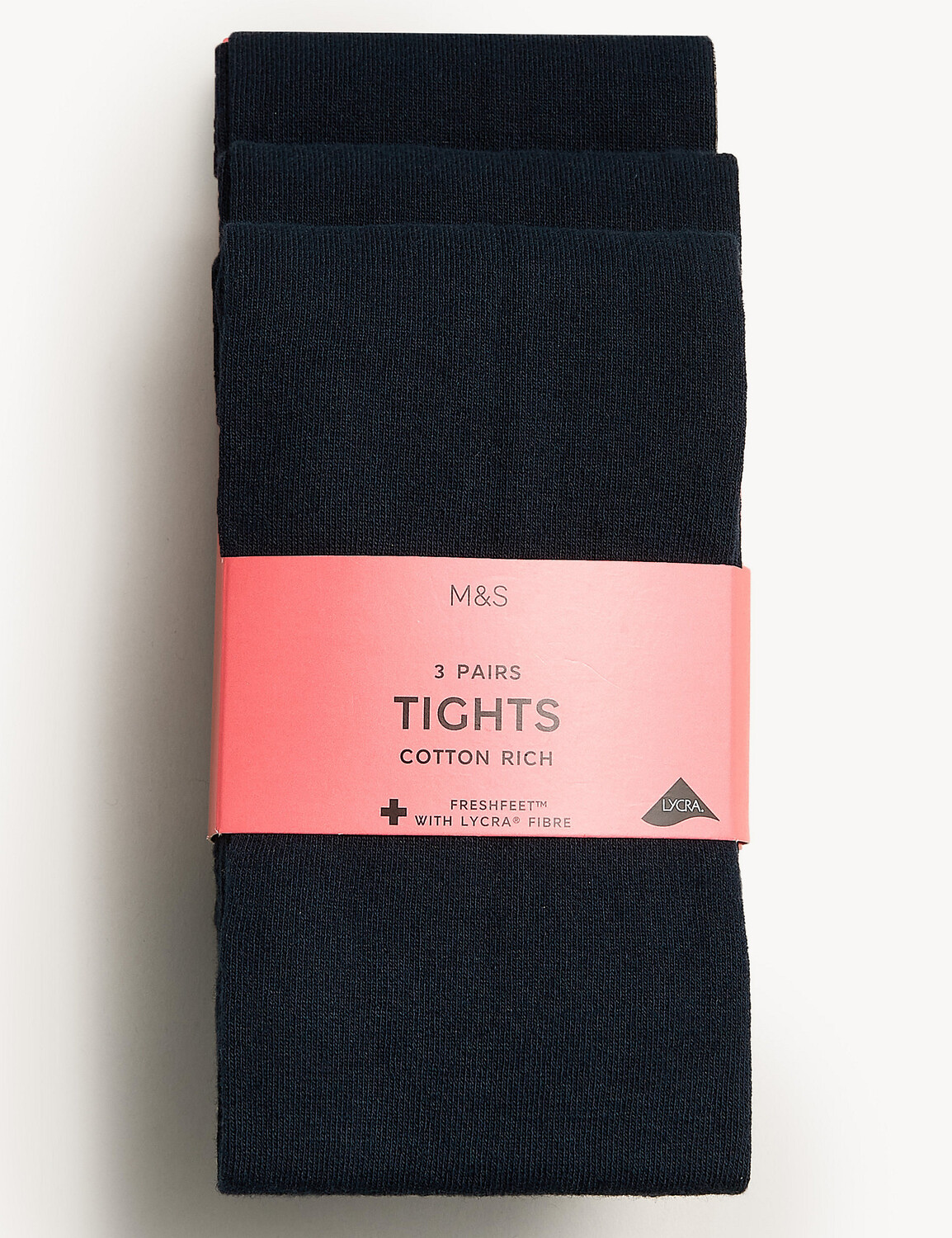 

3 упаковки школьных колготок (2–16 лет) Marks & Spencer, темно-синий