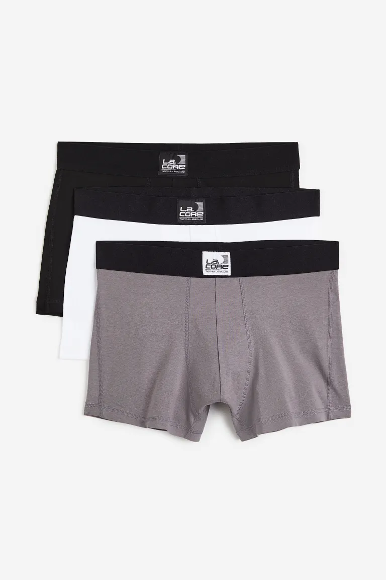 

3 шт боксёрских шорт xtra life H&M, серый