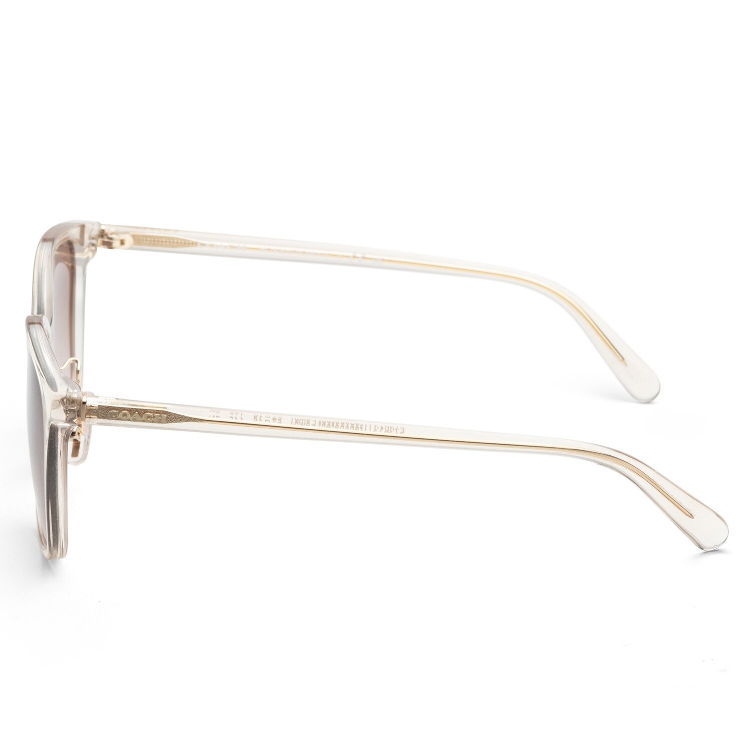 

Женские солнцезащитные очки Coach 57 мм, цвет Transparent Fawn