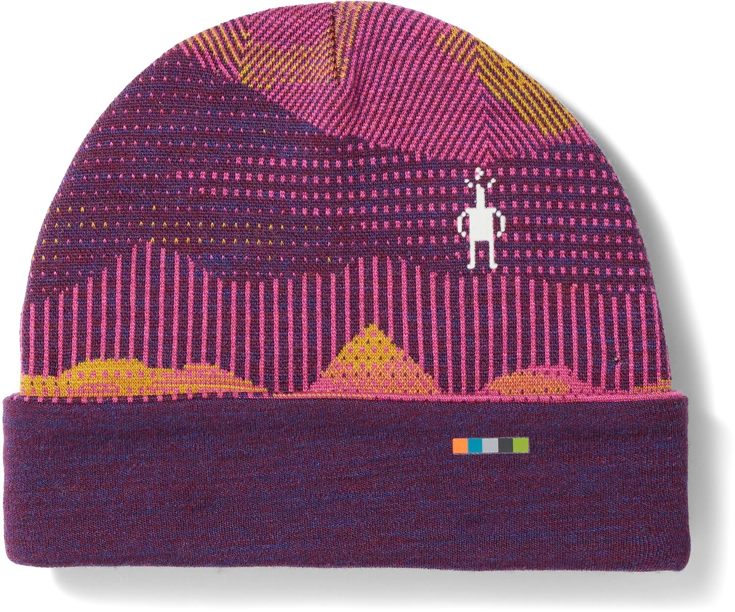 

Двусторонняя шапка из шерсти мериноса – детская Smartwool, фиолетовый
