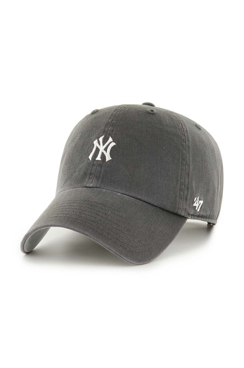 

Хлопковая бейсболка 47 бренда MLB New York Yankees 47 Brand, черный