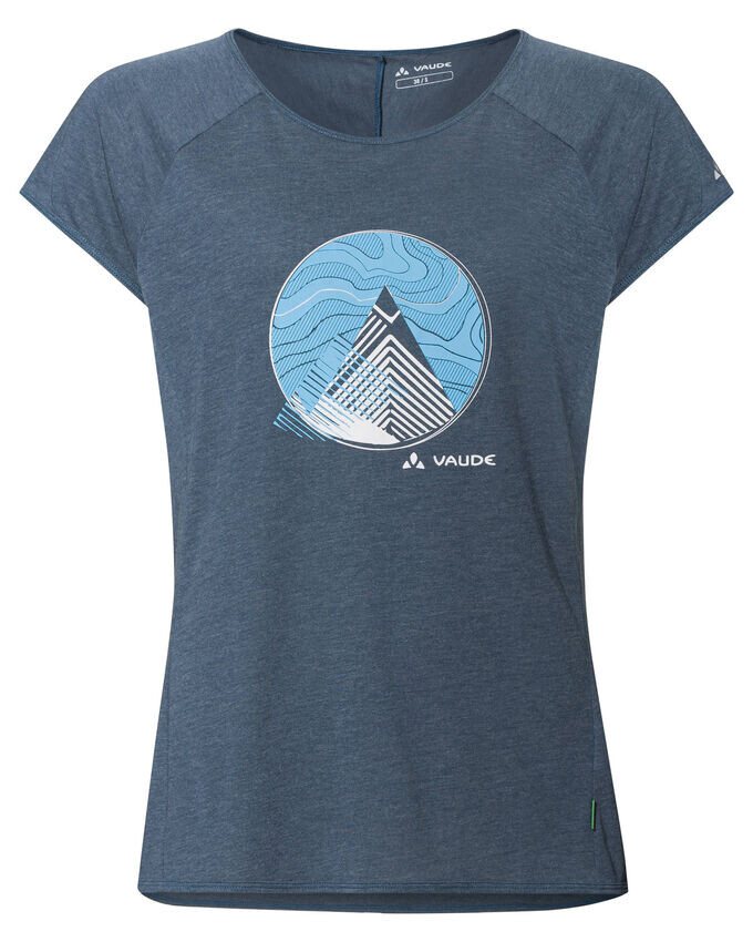 

Футболка женская tekoa t-shirt ii Vaude, синий