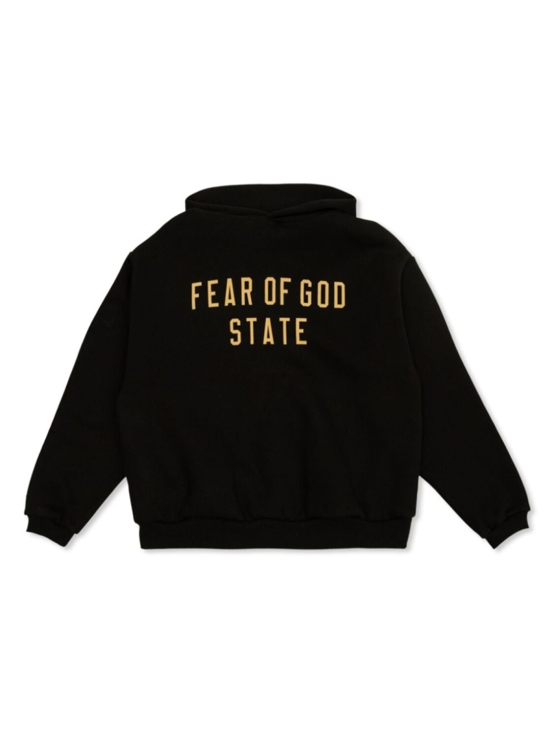 

Флисовая толстовка с капюшоном FEAR OF GOD ESSENTIALS KIDS, черный