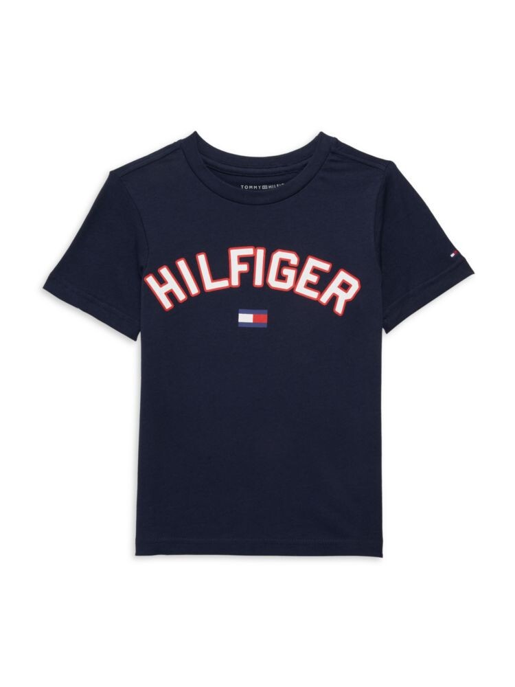 

Футболка с логотипом Little Boy's Tommy Hilfiger, темно-синий