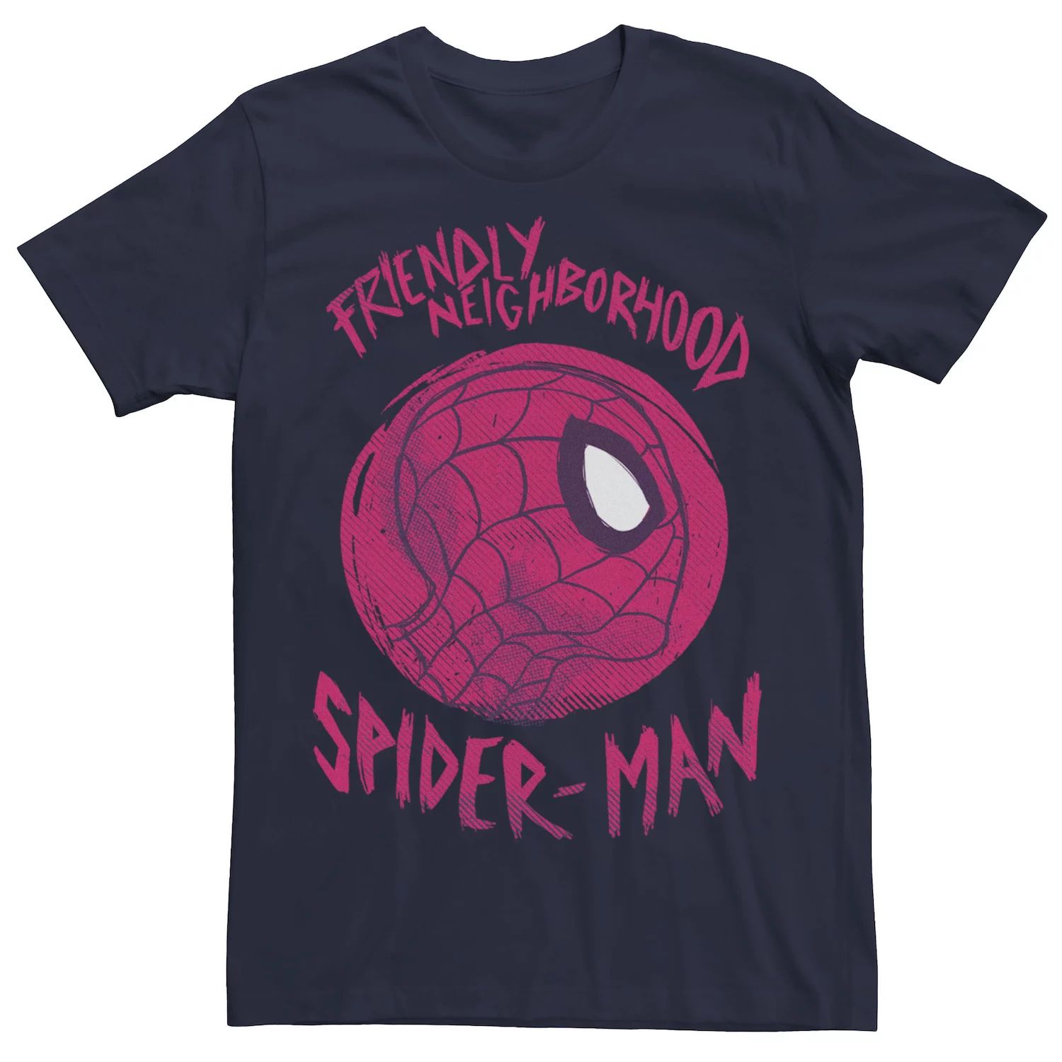 Мужская футболка с мячом Spider-Man Friendly Neighborhood Spider-Man Marvel мужская футболка spider man m зеленый