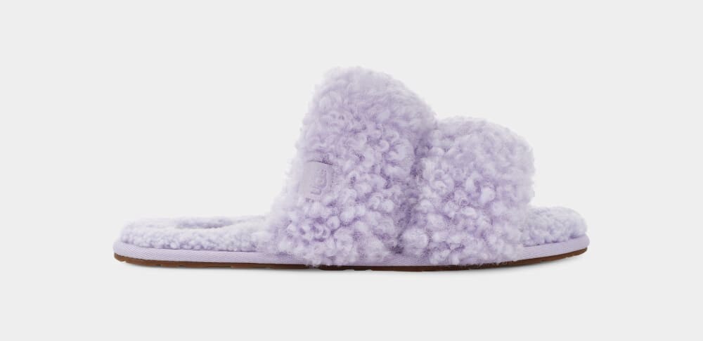 

Домашние тапочки Maxi Curly Scuffetta UGG, сиреневый