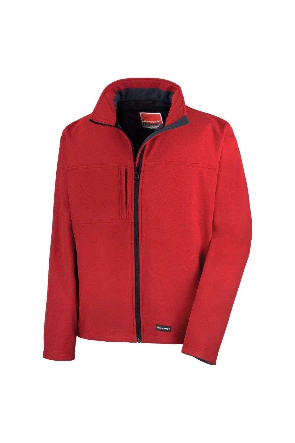 3-слойная куртка Softshell Premium (водонепроницаемая, ветрозащитная и дышащая) Result, красный