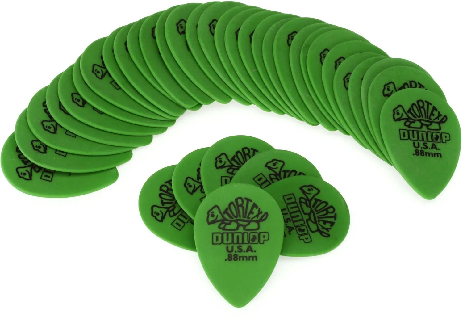 

Медиаторы Dunlop Tortex Small Teardrop, зеленые, 0,88 мм (36 шт. в упаковке)