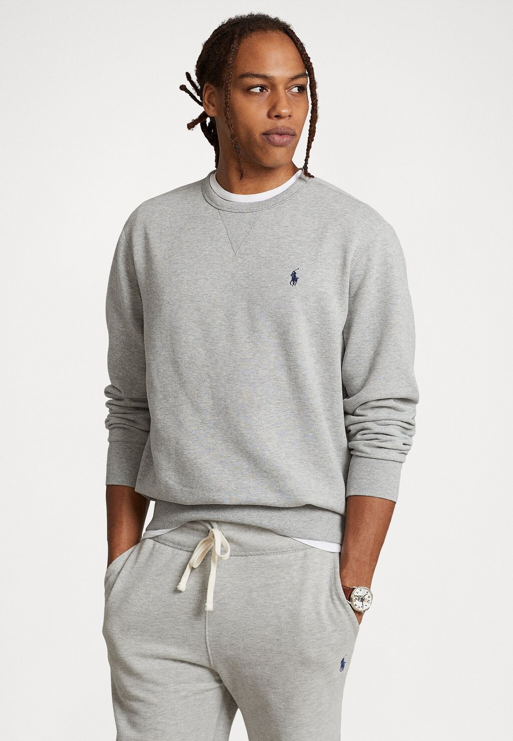 

Толстовка Polo Ralph Lauren The Rl Fleece Sweatshirt, andover heather, Серый